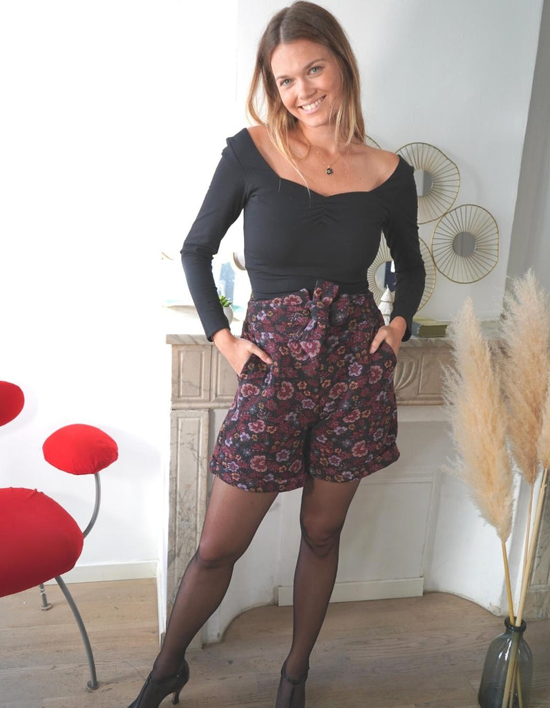 Le short Adèle - En précommande -25% - elleanor de provence, garde robe made in france