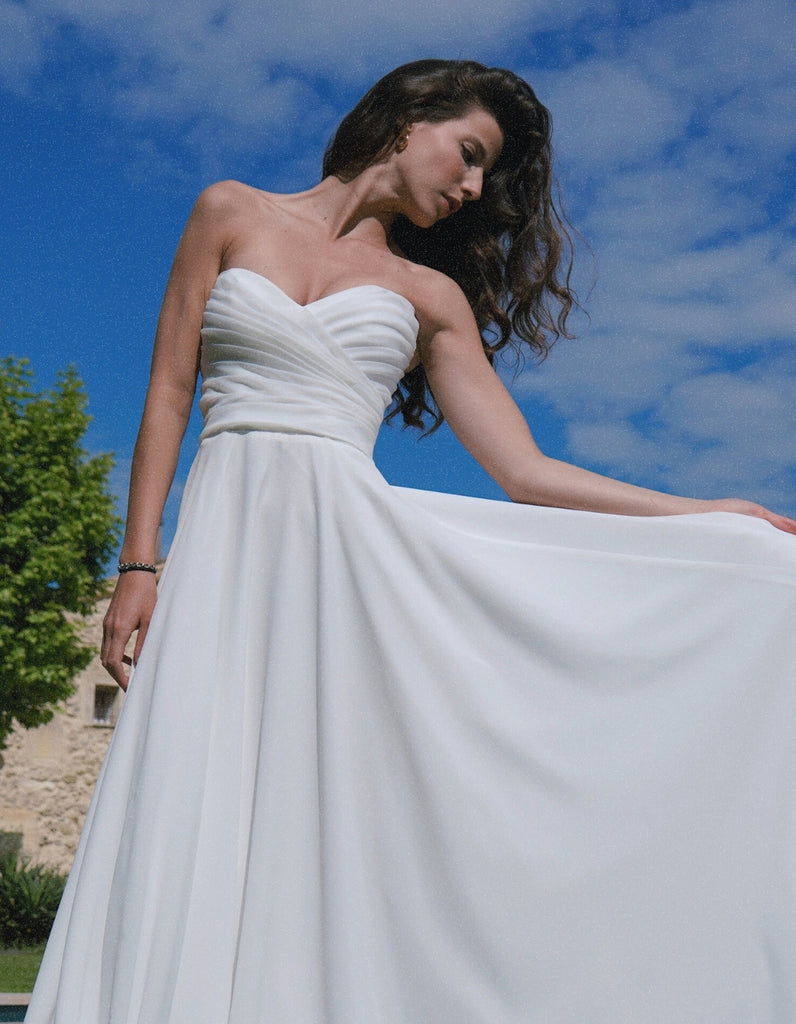 La robe de mariée Anaé - elleanor de provence, garde robe made in france