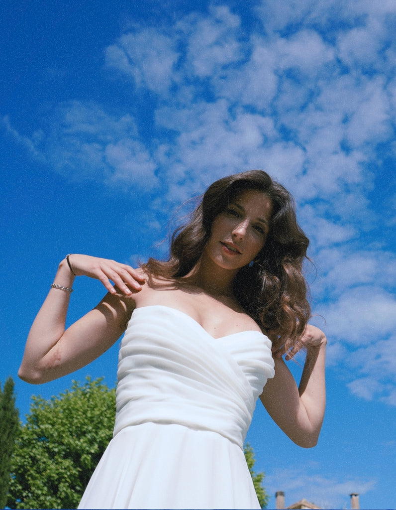 La robe de mariée Anaé - elleanor de provence, garde robe made in france