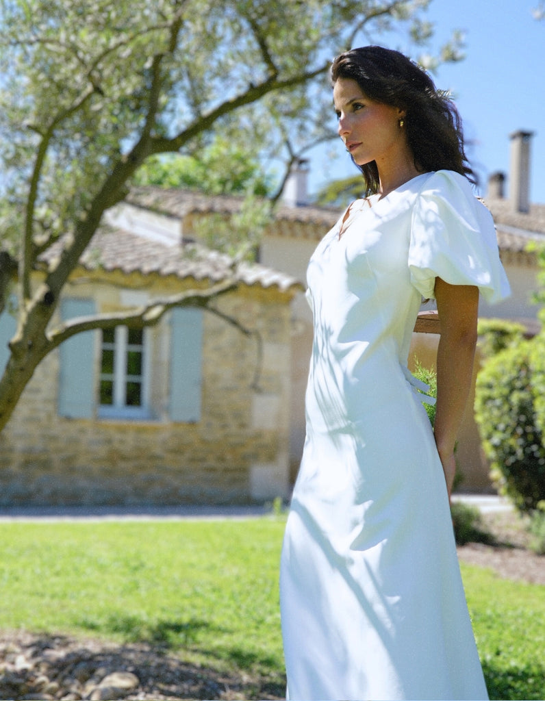 La robe de mariée Lyra - elleanor de provence, garde robe made in france