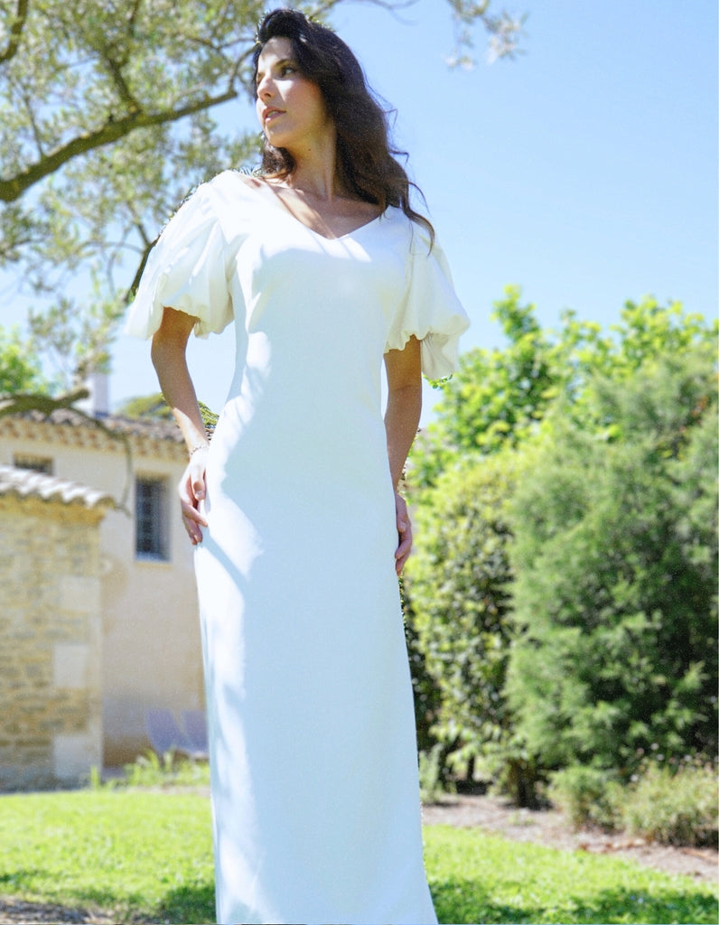 La robe de mariée Lyra - elleanor de provence, garde robe made in france