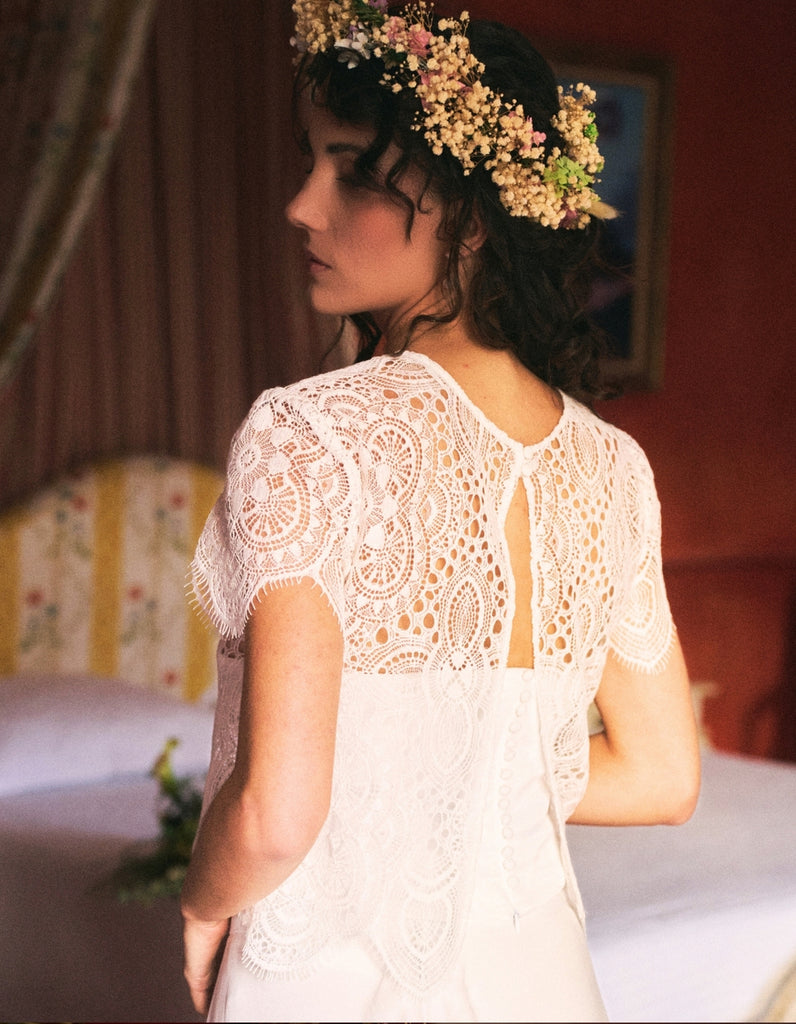 La Blouse en dentelles Emilia - elleanor de provence, garde robe made in france