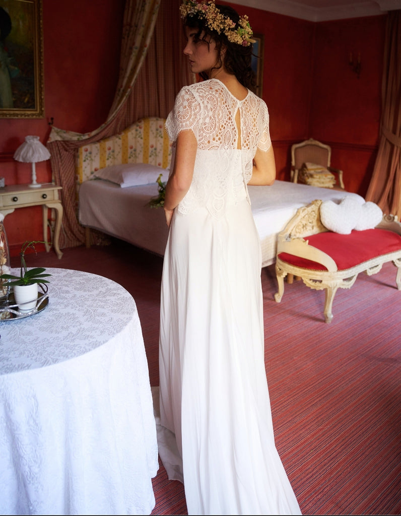 La Blouse en dentelles Emilia - elleanor de provence, garde robe made in france