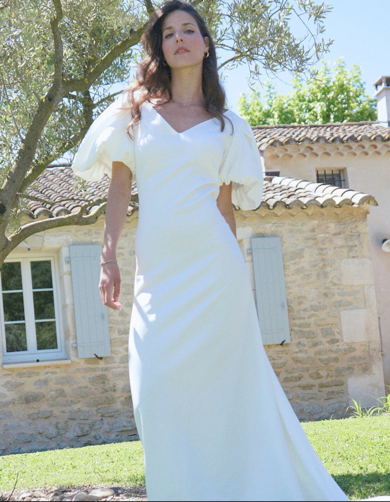 La robe de mariée Lyra - elleanor de provence, garde robe made in france