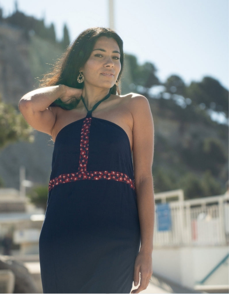 La robe Rozala - elleanor de provence, garde robe made in france