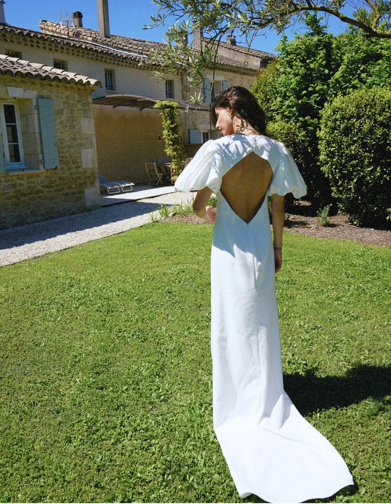 La robe de mariée Lyra - elleanor de provence, garde robe made in france