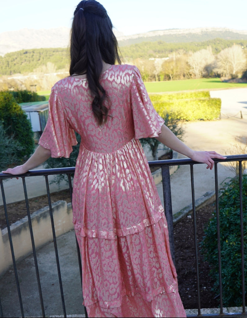 La robe Romy en soie- Personnalisable - elleanor de provence, garde robe made in france