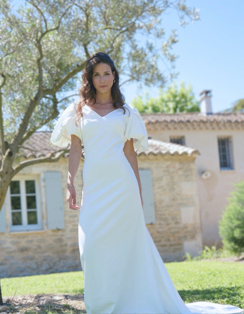La robe de mariée Lyra - elleanor de provence, garde robe made in france