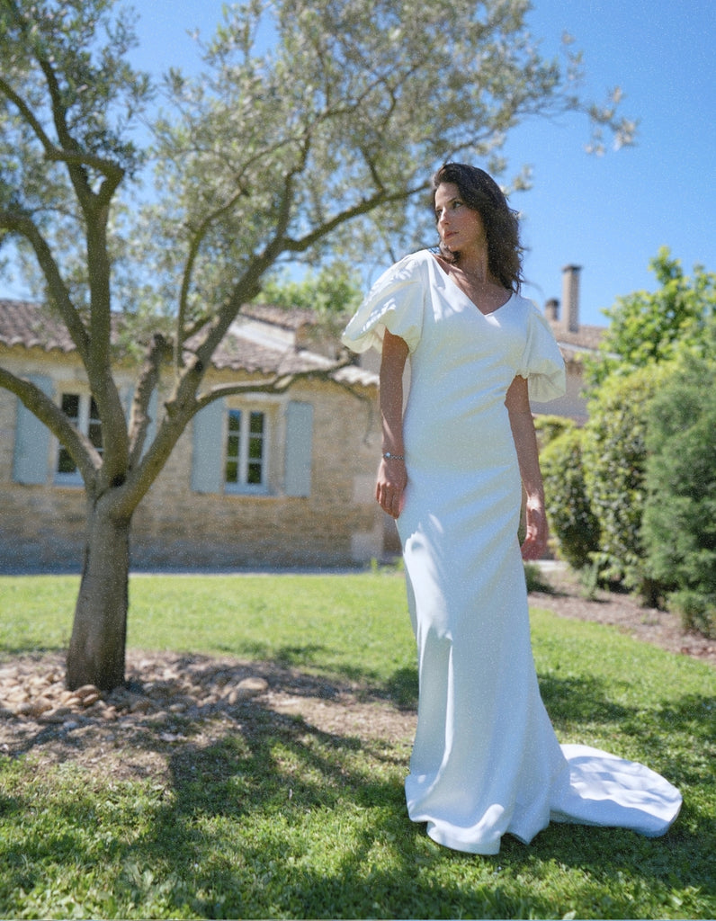 La robe de mariée Lyra - elleanor de provence, garde robe made in france