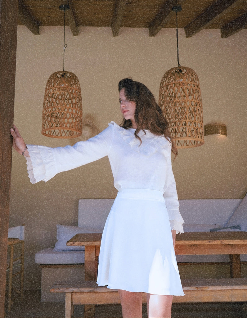 La Blouse Isadora - elleanor de provence, garde robe made in france