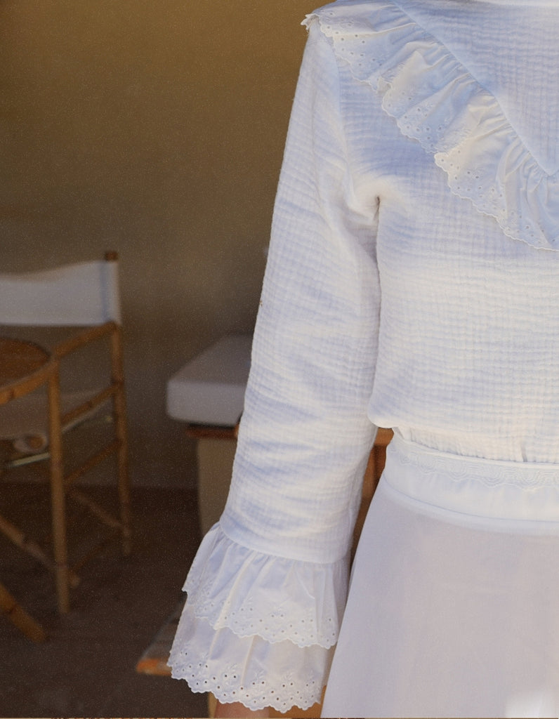 La Blouse Isadora - elleanor de provence, garde robe made in france