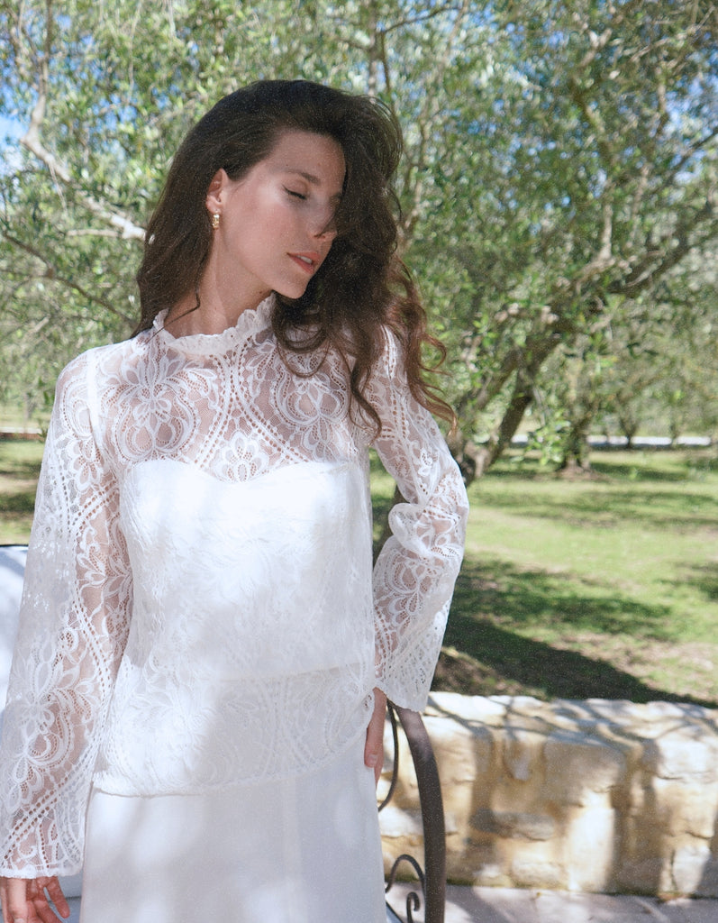 L'ensemble de Mariée Léonie - elleanor de provence, garde robe made in france