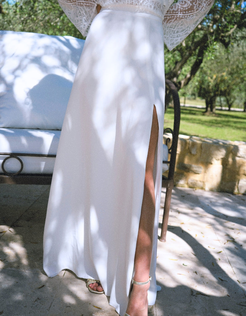 L'ensemble de Mariée Léonie - elleanor de provence, garde robe made in france