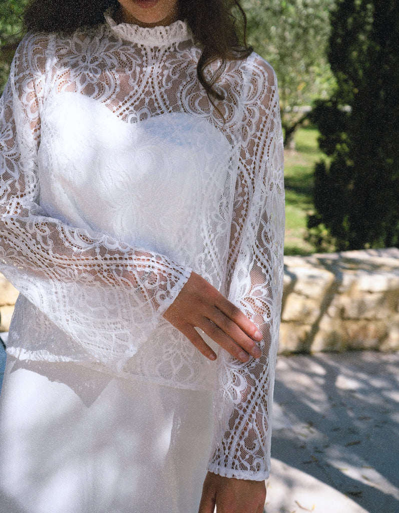 L'ensemble de Mariée Léonie - elleanor de provence, garde robe made in france