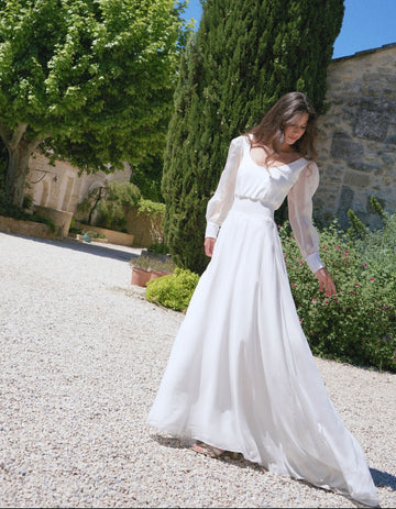 La robe de mariée Estelle - elleanor de provence, garde robe made in france