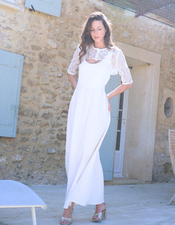 La robe Isaé - elleanor de provence, garde robe made in france