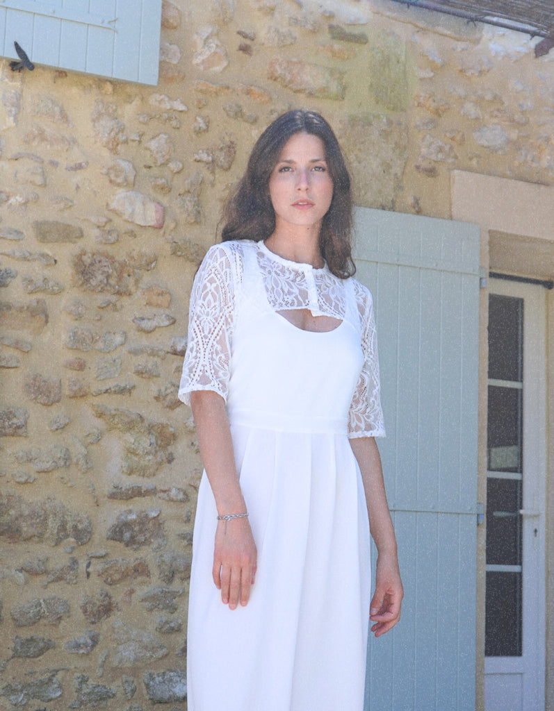 La robe Isaé - elleanor de provence, garde robe made in france