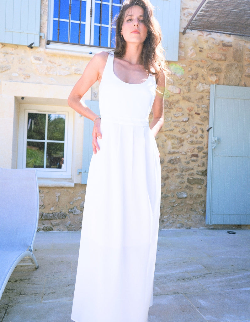 La robe Isaé - elleanor de provence, garde robe made in france