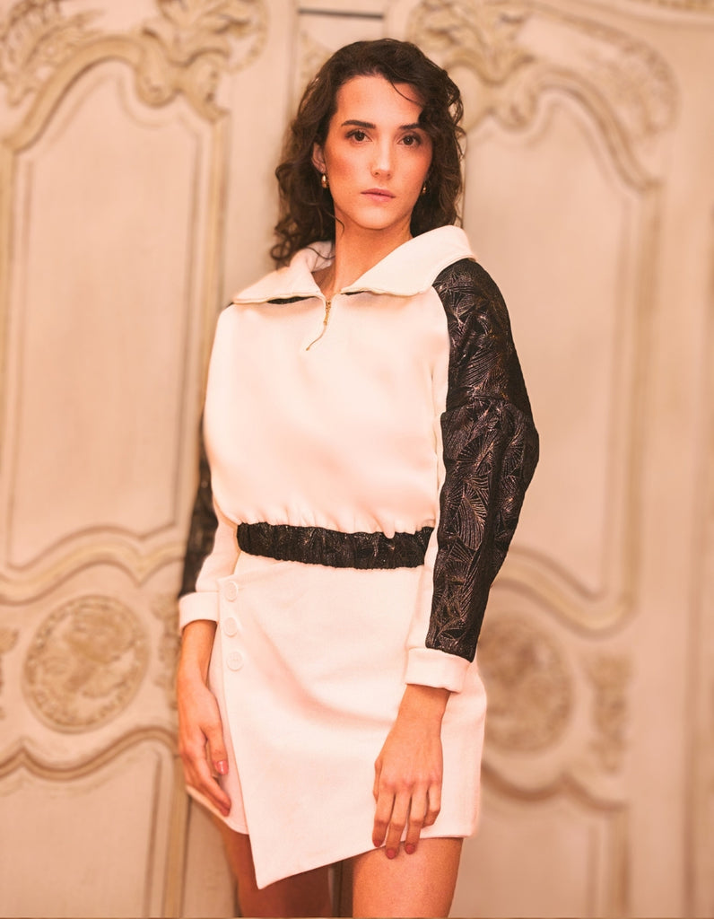 La jupe Short Alice - elleanor de provence, garde robe made in france