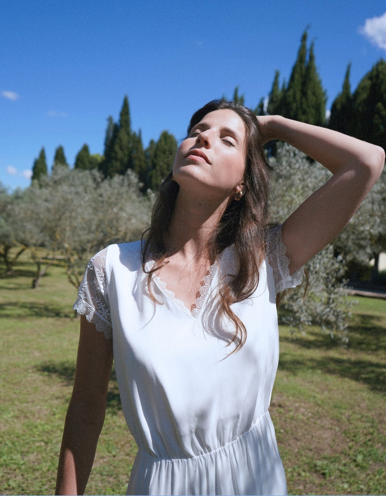 Robe Faustine - elleanor de provence, garde robe made in france