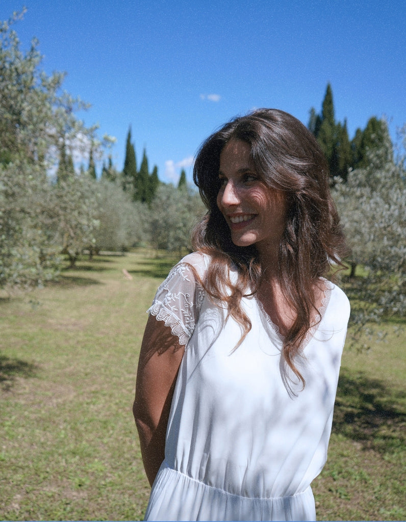 Robe Faustine - elleanor de provence, garde robe made in france