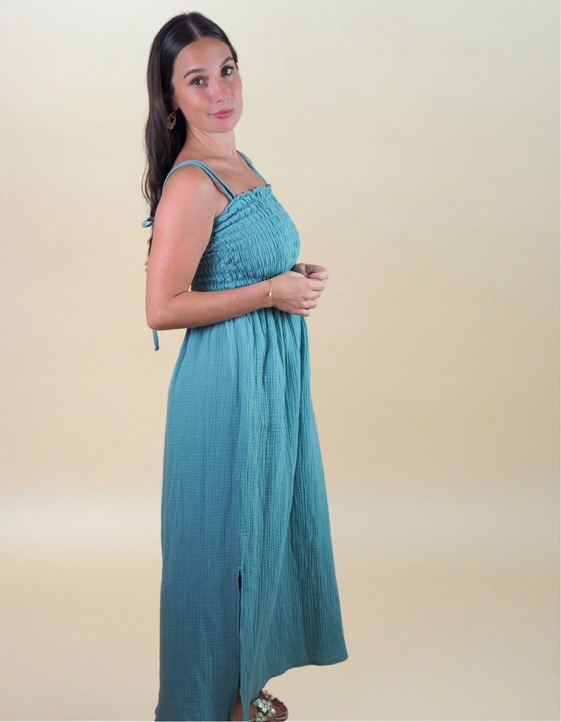 La robe Lavandou Bustier 3en1 - elleanor de provence, garde robe made in france