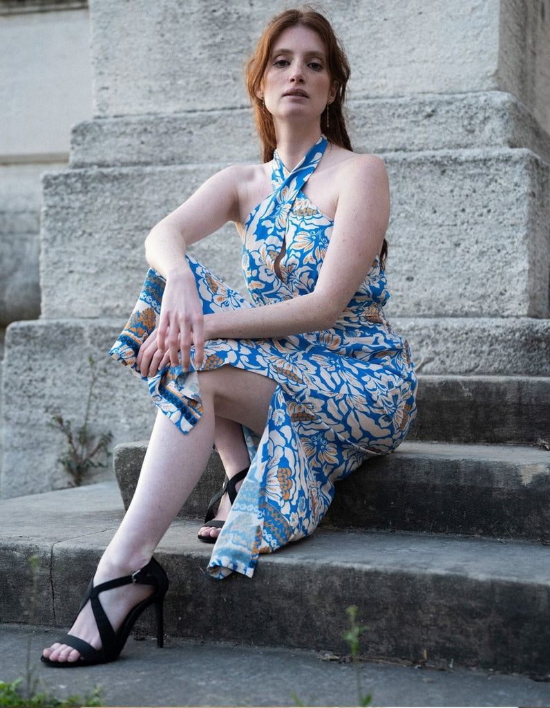 La robe Michaella- En Stock - elleanor de provence, garde robe made in france