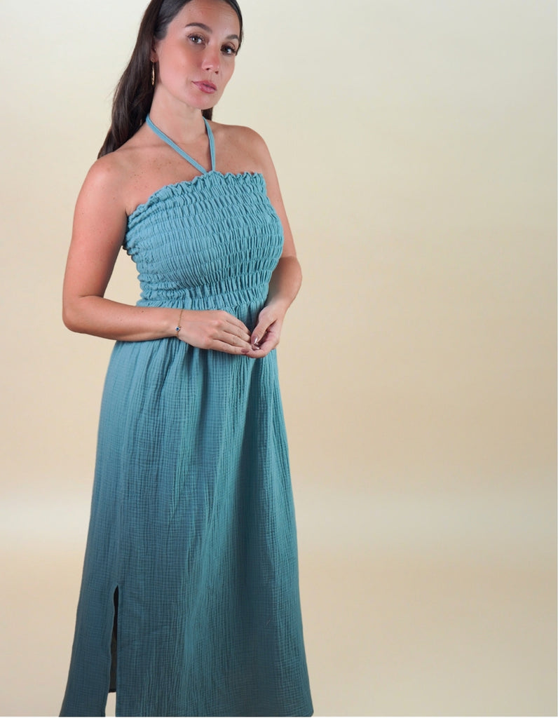 La robe Lavandou Bustier 3en1 - elleanor de provence, garde robe made in france