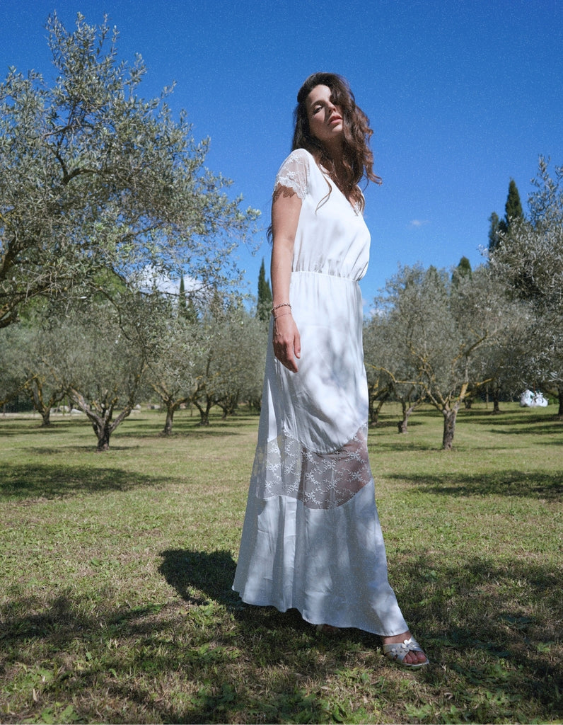 Robe Faustine - elleanor de provence, garde robe made in france