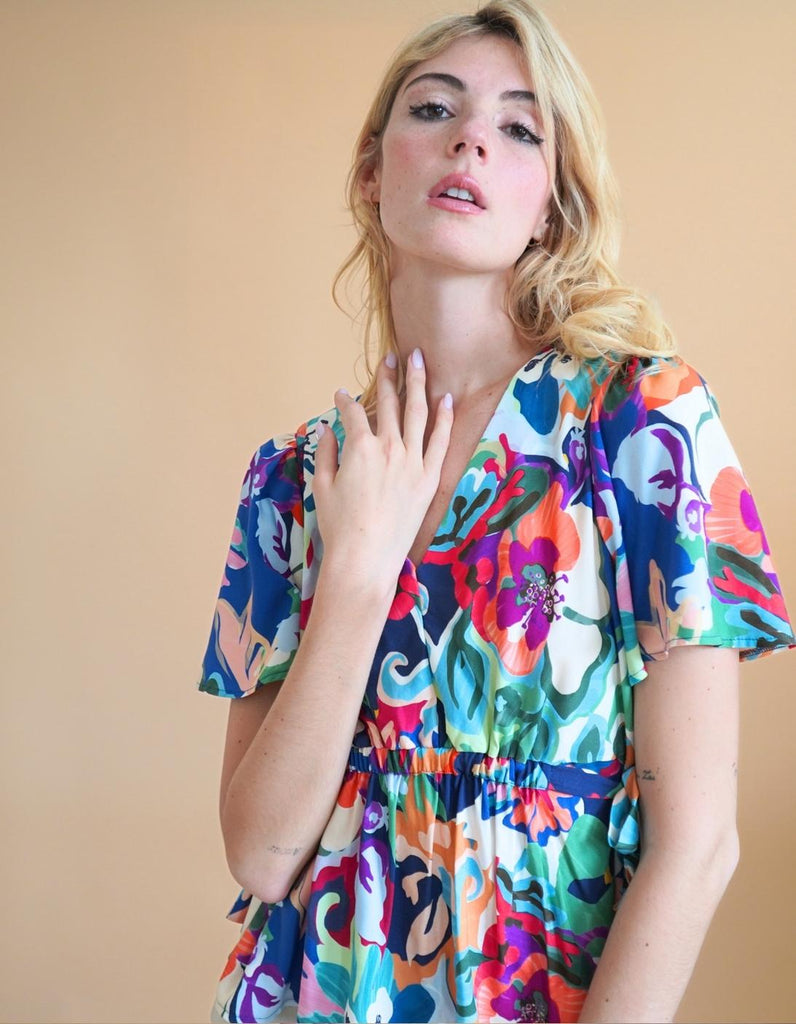 Top Lourmarin - Motifs - En stock - elleanor de provence, garde robe made in france