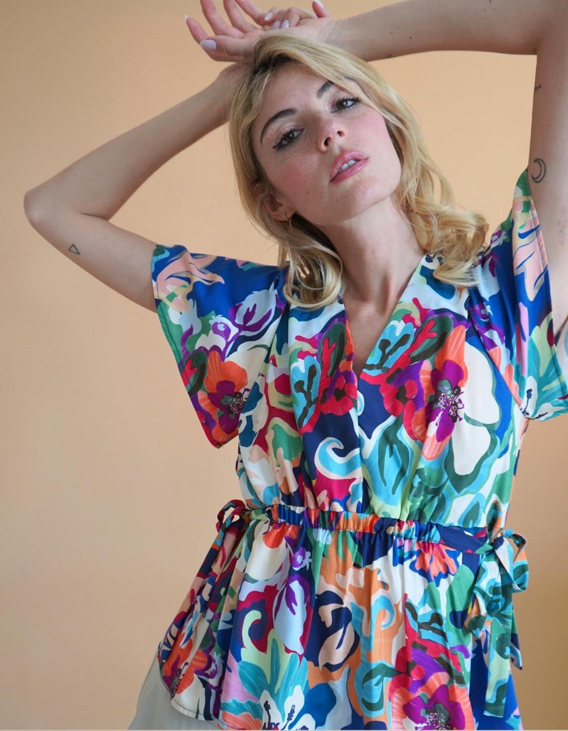 Top Lourmarin - Motifs - En stock - elleanor de provence, garde robe made in france