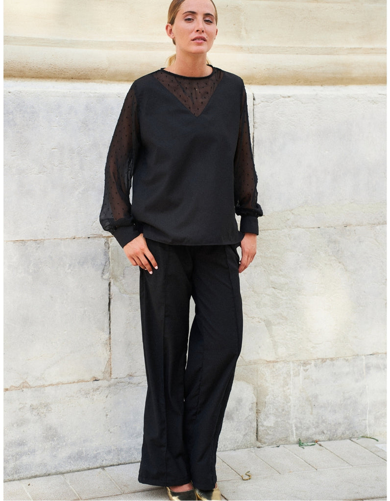 La Blouse Juliette -Personnalisable en Blanc - elleanor de provence, garde robe made in france