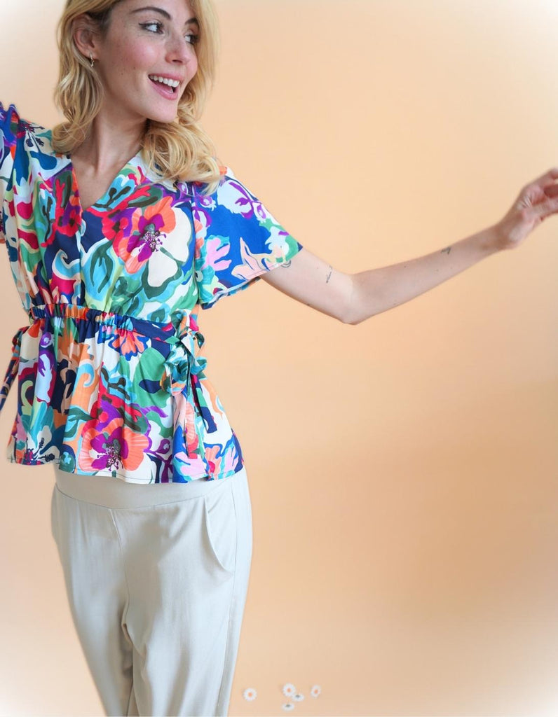 Top Lourmarin - Motifs - En stock - elleanor de provence, garde robe made in france