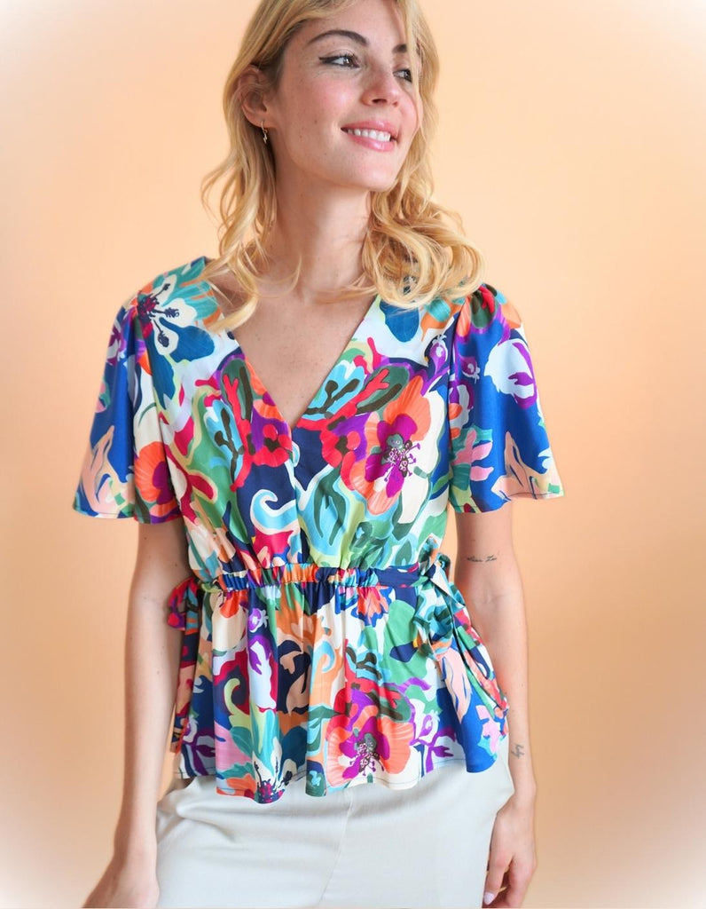 Top Lourmarin - Motifs - En stock - elleanor de provence, garde robe made in france