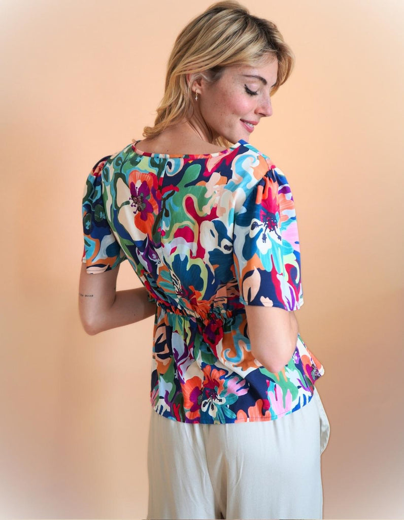 Top Lourmarin - Motifs - En stock - elleanor de provence, garde robe made in france