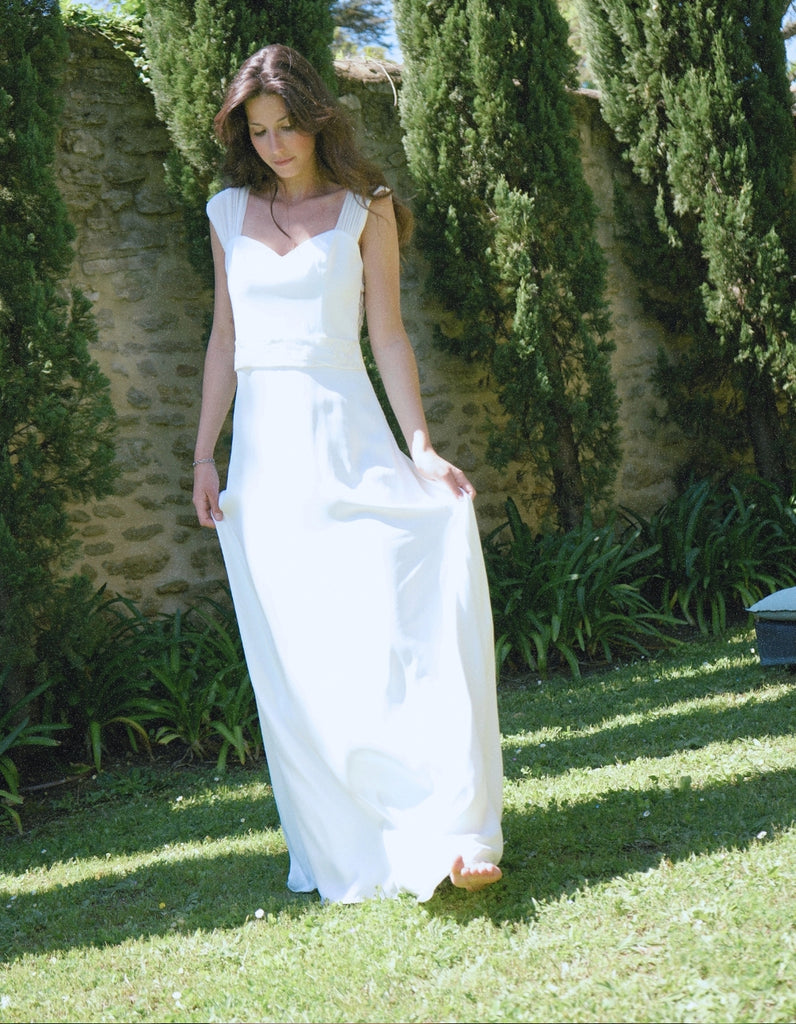 La robe de mariée Natassia - elleanor de provence, garde robe made in france