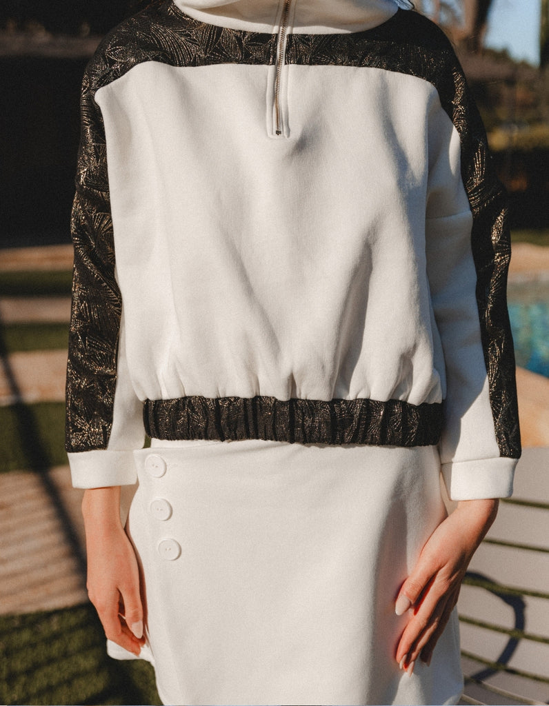 La jupe Short Alice - elleanor de provence, garde robe made in france