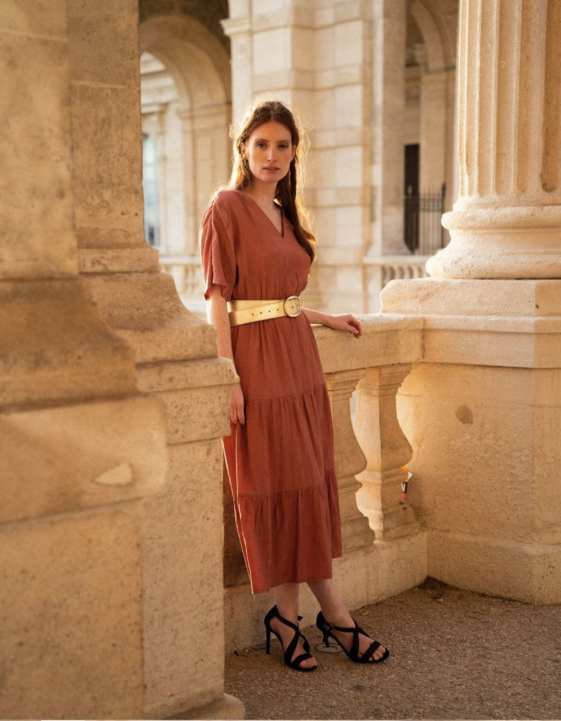 La robe Garance - En stock - elleanor de provence, garde robe made in france