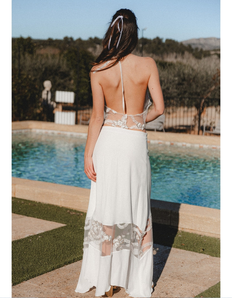 La jupe Faustine - elleanor de provence, garde robe made in france