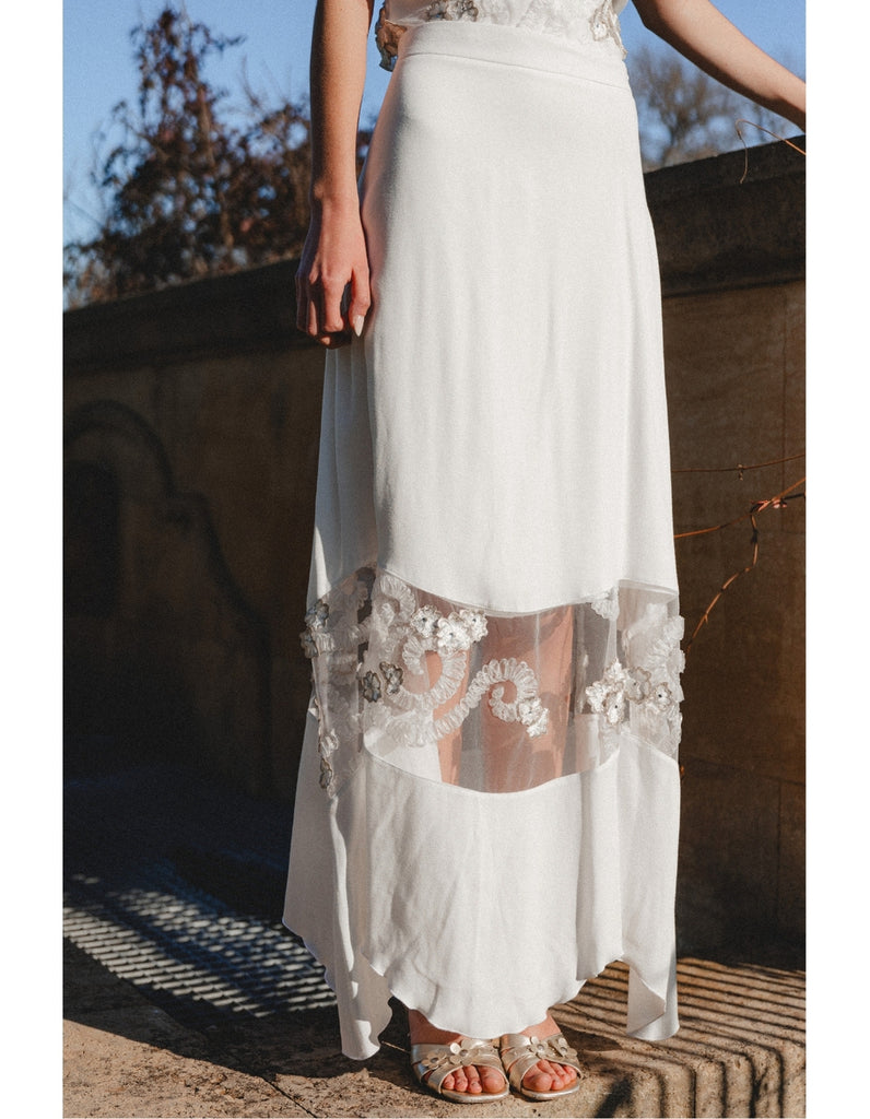 La jupe Faustine - elleanor de provence, garde robe made in france