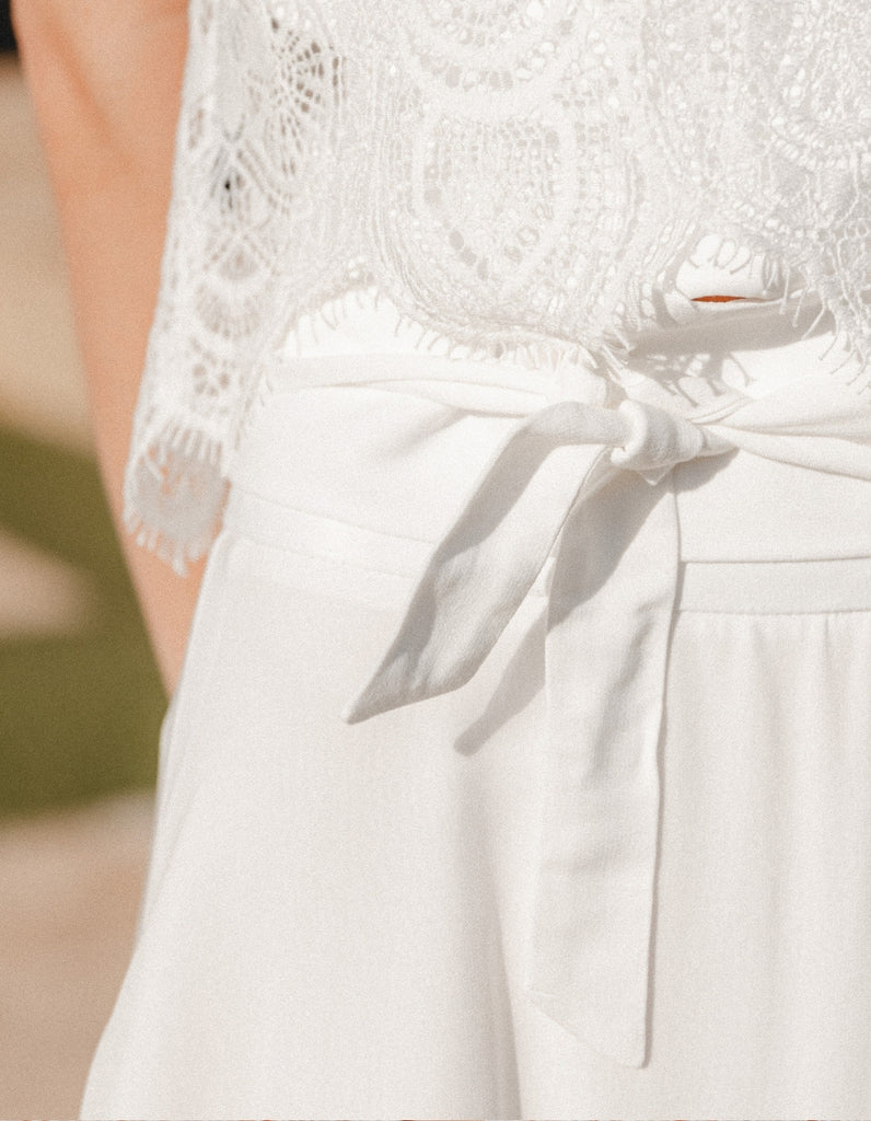 La jupe Diana en Mousseline - elleanor de provence, garde robe made in france