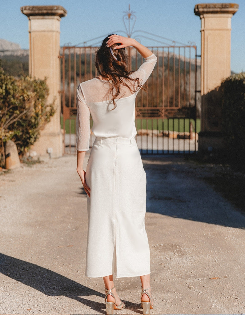 La jupe Carla - elleanor de provence, garde robe made in france