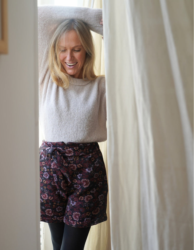 Pull Anna en Alpaga - Beige Nude- En stock - elleanor de provence, garde robe made in france