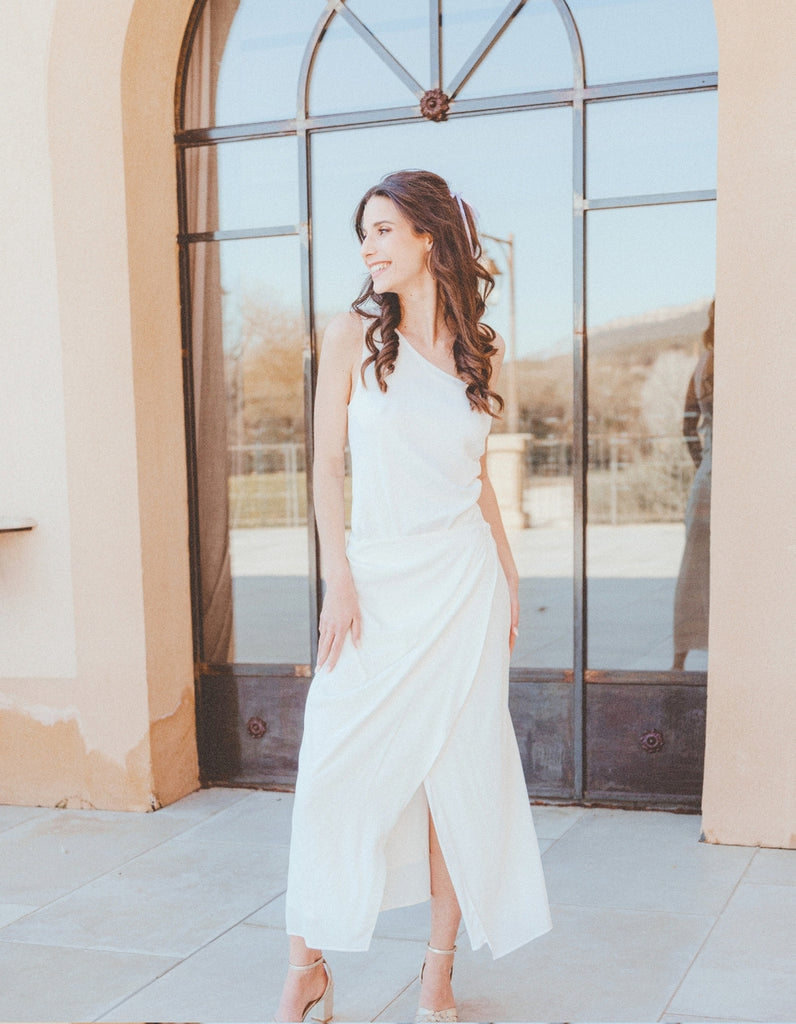 Le Haut Emilia Drapé - elleanor de provence, garde robe made in france