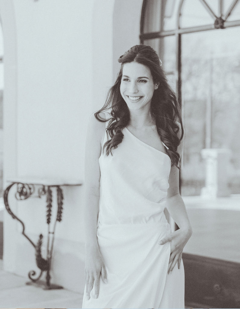 Le Haut Emilia Drapé - elleanor de provence, garde robe made in france