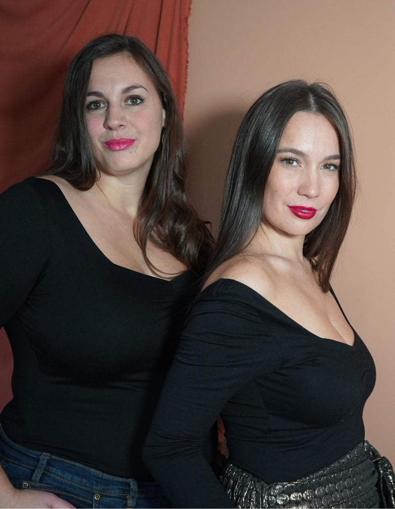 Le Body Sophia - Noir- En stock - elleanor de provence, garde robe made in france