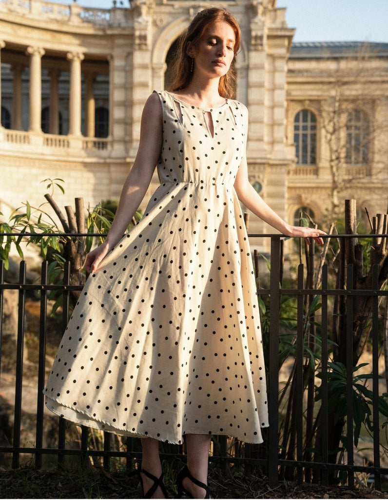 La robe Cathie - elleanor de provence, garde robe made in france