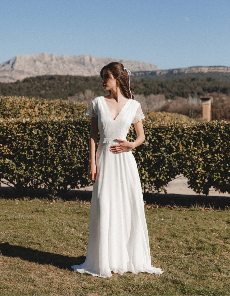 La robe Sophia - elleanor de provence, garde robe made in france