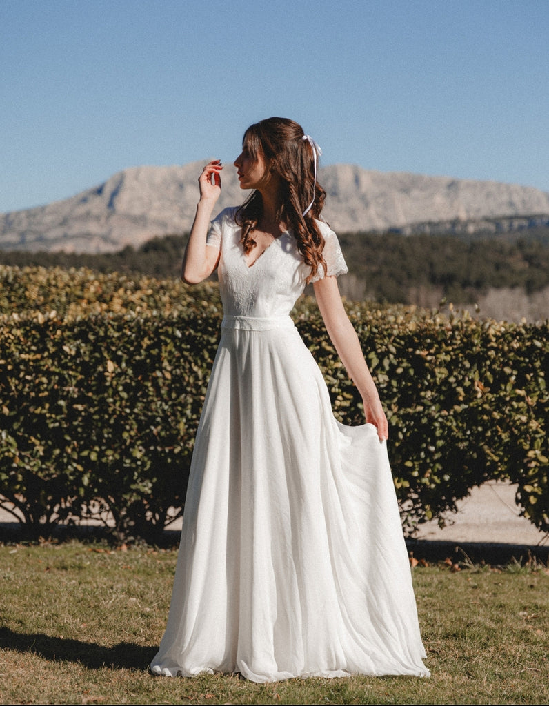 La robe Sophia - elleanor de provence, garde robe made in france