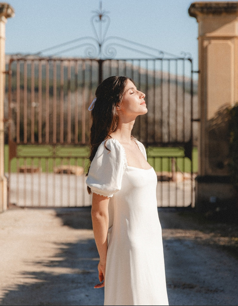 La robe Hera - elleanor de provence, garde robe made in france